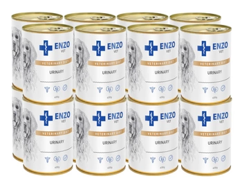 ENZO VET Urinary na ochorenia močových ciest s kuracím mäsom pre psov 16x400g