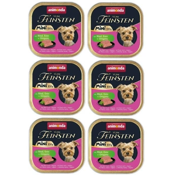ANIMONDA Vom Feinsten mini hovädzie mäso pre dospelých 6x100g