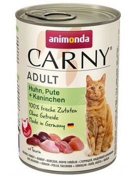 ANIMONDA Cat Carny Adult príchuť: kura, moriak, králik 400g