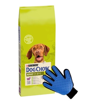 PURINA Dog Chow Adult Lamb 14kg + Rukavice na česanie ZDARMA!