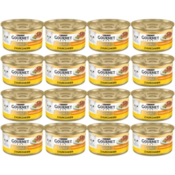 Purina Gourmet Gold Sauce Delight s kuracím mäsom 72x85g