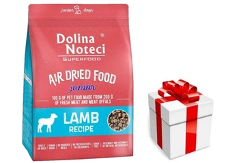 DOLINA NOTECI Superfood Junior dish with lamb - sušené krmivo pre psov 5kg + prekvapenie pre vášho psa ZDARMA