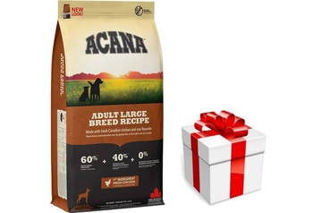 ACANA HERITAGE Adult Large Breed 17kg + prekvapenie pre vášho psa ZDARMA