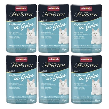 ANIMONDA Vom Feinsten Raffinesse kura s treskou v želé 6x85g