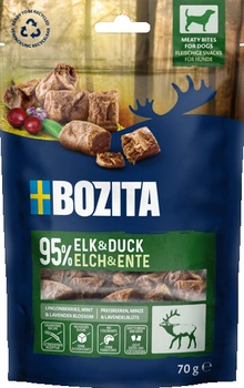 BOZITA Meaty Bites los, kačica, pochúťka pre psov, 70 g