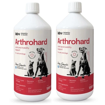 LAB-V Arthrohard 2x1000ml Prípravok na podporu kĺbov pre psov a mačky