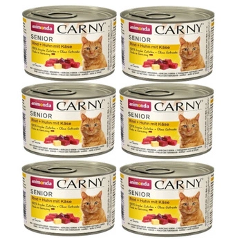 Animonda Carny Senior kura a syr 6x200 g