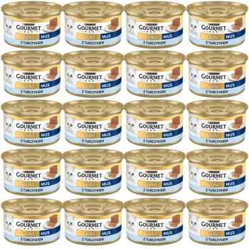 Purina Gourmet Gold mousse s tuniakom 72x85g