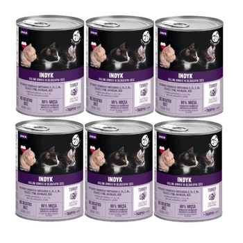 PetRepublic kúsky v omáčke s morčacím mäsom 6x400 g pre mačky