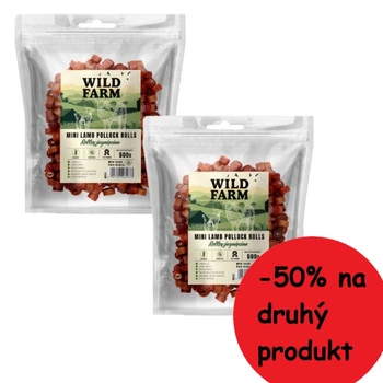 WILD FARM jahňacie rolky 2x500g pre psa