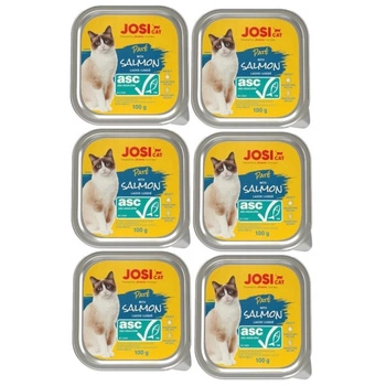 JOSERA JosiCat paštéta s lososom 6x100g