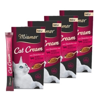 Miamor Cestoviny s hovädzím mäsom a zeleninou 20x15g