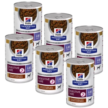 HILL'S PD Prescription Diet Canine i/d Low Fat gulasz 6x354g - konzerva