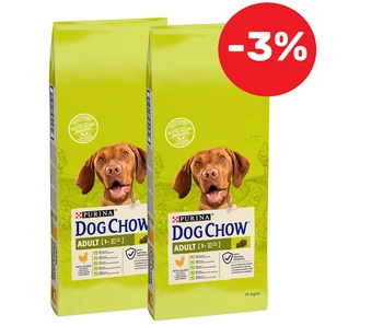 PURINA Dog Chow Adult Chicken 2x14kg -3%