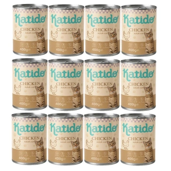 Katido mokré krmivo pre mačky s kuracím mäsom 12x400 g