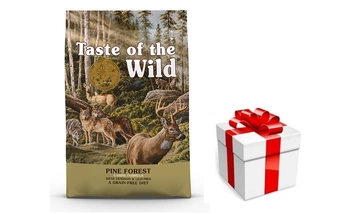 TASTE OF THE WILD Pine Forest 12,2kg + prekvapenie pre vášho psa ZDARMA