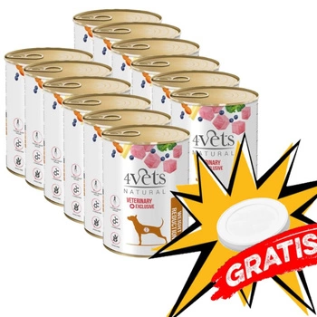 DOLINA NOTECI 4Vets pre psov Redukcia hmotnosti 12x400g