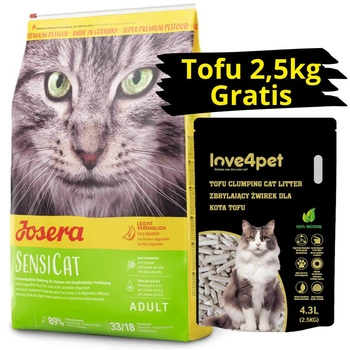 JOSERA SensiCat 10 kg + ZADARMO podstielka
