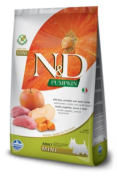 N & D Grain Free Pumpkin DOG Adult Mini Boar & Apple 7 kg