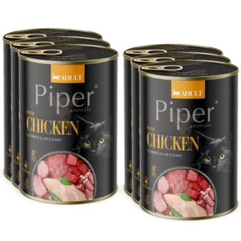 DOLINA NOTECI Piper pre mačky s kuracím mäsom 6x400g
