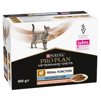 PURINA Veterinary PVD NF Renal Function Cat  10x85g - salmon