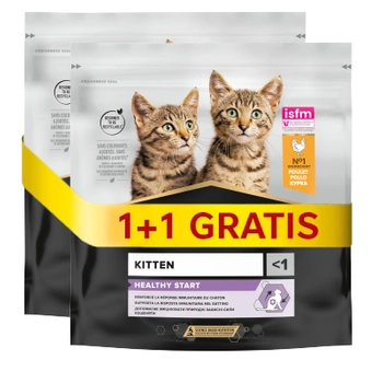 PRO PLAN Kitten Healthy Start Krmivo pre mačiatka bohaté na kuracie mäso 400+400g ZDARMA