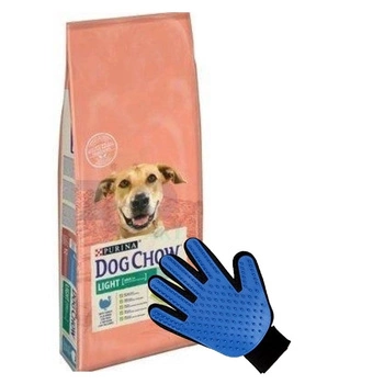 Purina Dog Chow Adult Light Turkey 14 kg + Rukavice na česanie ZDARMA!