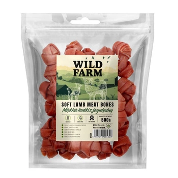 WILD FARM Mäkké jahňacie kocky 500g Psí maškrta