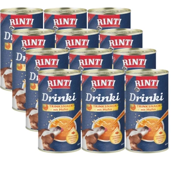 Rinti Nápoje s kuracím mäsom pre psov 12x185ml