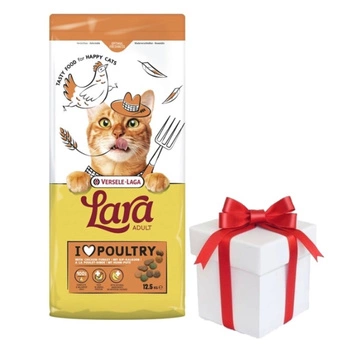 VERSELE-LAGA Lara Adult Turkey & Chicken 12,5 kg - krmivo pre dospelé mačky s morčacím a kuracím mäsom + Prekvapenie pre mačku ZADARMO!