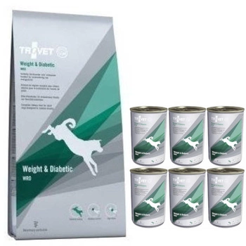 TROVET WRD Weight & Diabetic 12,5kg + WRD Weight & Diabetic 6x400g