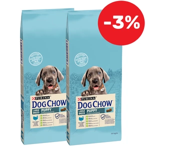 PURINA Dog Chow Puppy Large Breed Turkey 2x14kg -3%