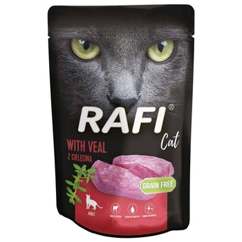 RAFI Cat Adult s teľacím mäsom 100g