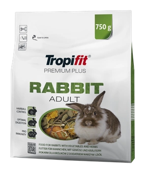 TROPIFIT Premium Plus RABBIT ADULT 750g - pre králika