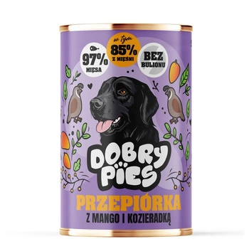 Dobry Pies Prepelica s mangom a senovkou gréckou    400 g