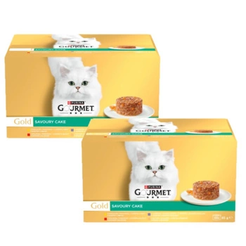Purina Gourmet Gold Savory Cake krmivo pre mačky 96 x 85 g