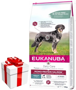 EUKANUBA Mono-Protein Salmon 12kg + PREKVAPENIE PRE PSA ZDARMA!