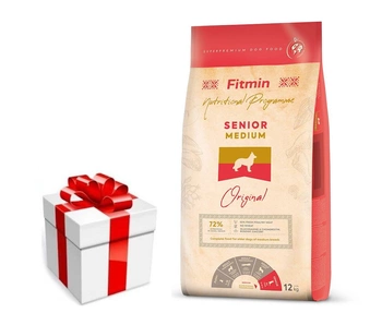 FITMIN Medium Senior 12kg + prekvapenie pre vášho psa ZDARMA