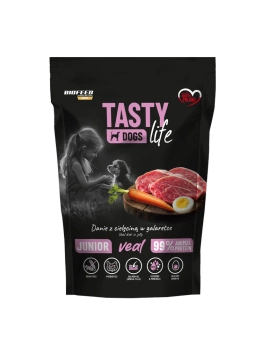 Tasty Dogs Life Junior teľacie v želé miske 150g