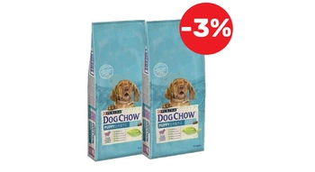 PURINA Dog Chow Puppy Lamb 2x14kg -3%