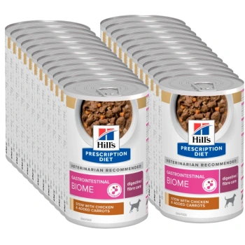Hill's Prescription Diet Gastrointestinal Biome s kuracím mäsom 24x354 g