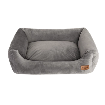 RECOBED Welurove pohovka sivá S 65x50cm