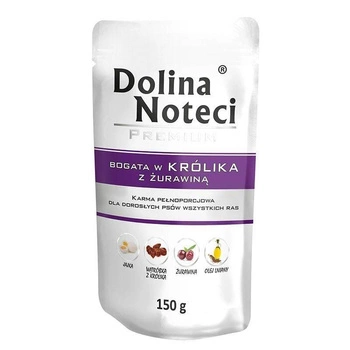 Dolina Noteci Králik Premium s brusnicami 150g x20