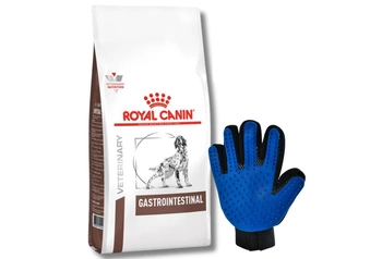 Royal Canin VD Canine Gastro Intestinal 15 kg + Česacia rukavica GRATIS