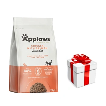 Applaws cat Adult chicken & salmon 7,5 kg + PREKVAPENIE PRE MAČKU
