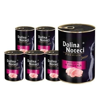 Dolina Noteci Premium Junior pre mačky s vysokým obsahom morčacieho mäsa 12x400g