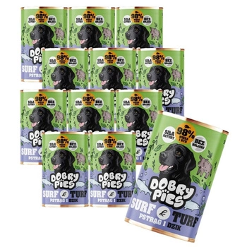 Dobré pes s pstruhom a diviakom 12x400g