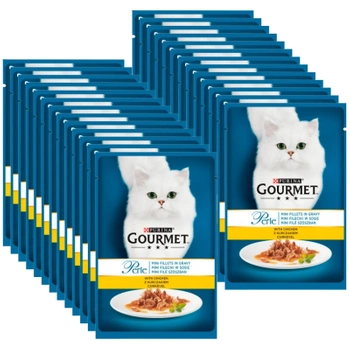 Purina Gourmet Perle Mini filety krmiva pre mačky v omáčke s kuracím mäsom 26x85g