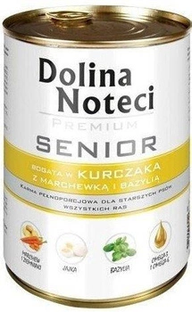 DOLINA NOTECI Premium Senior s kuracím mäsom, mrkvou a bazalkou 400g