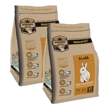 KORONA NATURY Natural-Vit krmivo pre králiky 2x750g
